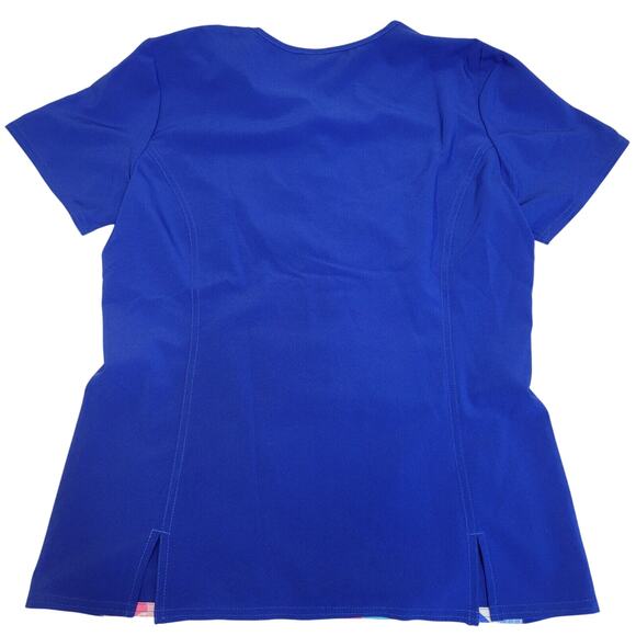 Cherokee Tooniforms Small Finding Dory Print V-Neck Scrub Top Nursing Nemo GUC - Picture 5 of 5